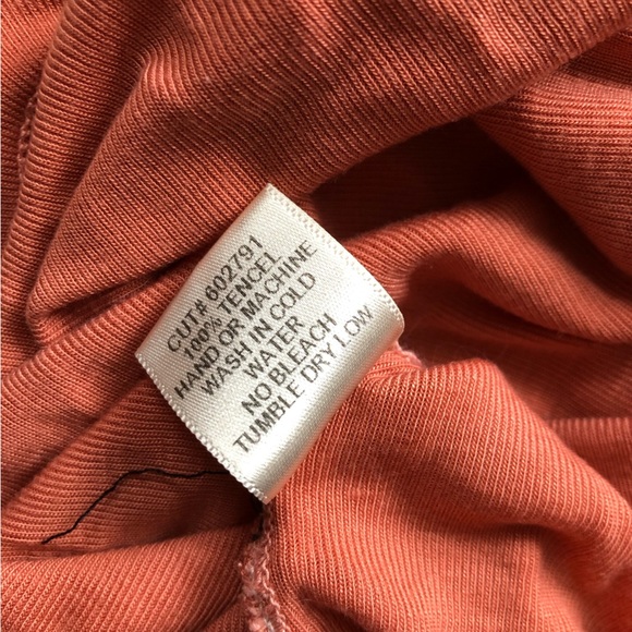 James Perse Y2K Long Sleeve Top in Orange Size 3 /L - Picture 6 of 11